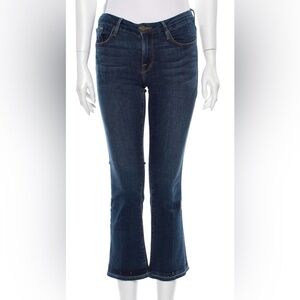 Frame Straight leg flared blue jeans size 25